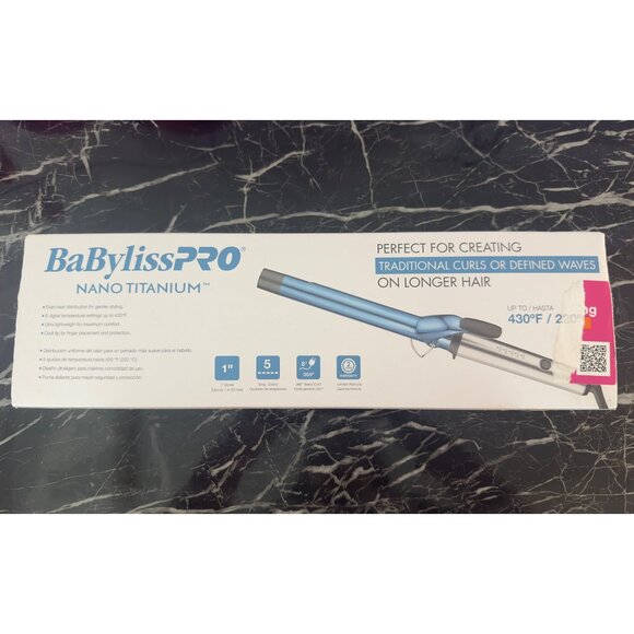 BaBylissPRO Nano Titanium 1” Curling Iron – BRAND NEW (Ulta Purchase) - Picture 1 of 3